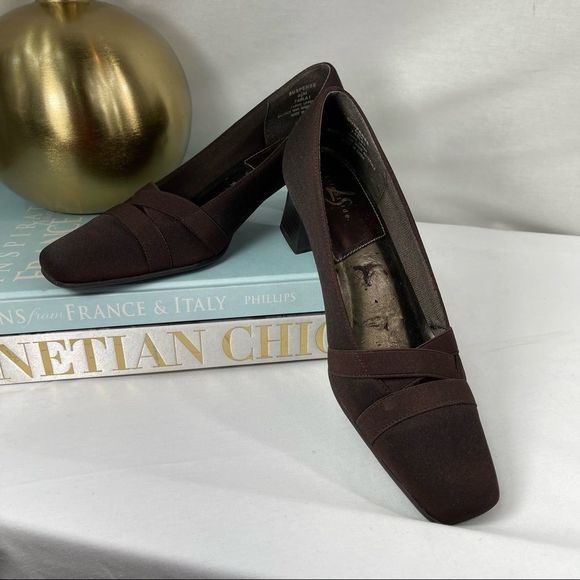 Life stride comfort sole suspense slip on brown low heel womens shoes size 6.5 - Picture 12 of 16